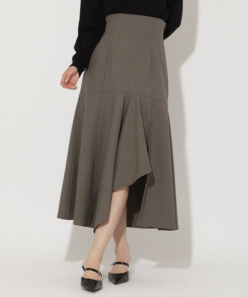 AND COUTURE（アンドクチュール）の「インナーミニマーメイドスカート（スカート・レディース・ブラック/ブラック系その他/ブラウン系その他・MEDIUM/SMALL）」の17枚目の写真