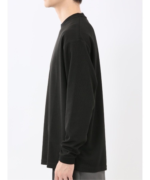 m.f.editorial(エムエフエディトリアル)の「【ストレッチ スエット】m.f.エディトリアル メンズ ワッフル クルー長袖 プルオーバー(スウェット・メンズ・ブラック/ダークウッド/ベージュ/ホワイト・LARGE/X-LARGE/MEDIUM)」の12枚目の写真