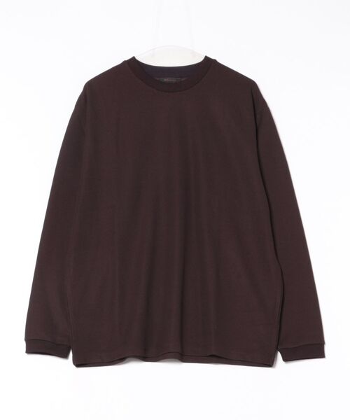 m.f.editorial(エムエフエディトリアル)の「【ストレッチ スエット】m.f.エディトリアル メンズ ワッフル クルー長袖 プルオーバー(スウェット・メンズ・ブラック/ダークウッド/ベージュ/ホワイト・LARGE/X-LARGE/MEDIUM)」の16枚目の写真