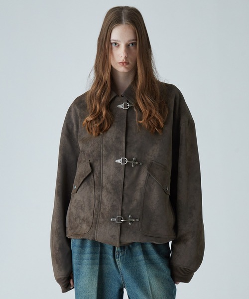 VELNUS（ベルナス）の「【VELNUS】Vintage Make Fireman Hook G-1 Flight Blouson/ヴィンテージメイクファイヤーマンフック合皮G-1フライトブルゾン（ブルゾン・メンズ・ブラック/ブラウン・S/M/L）」の3枚目の写真