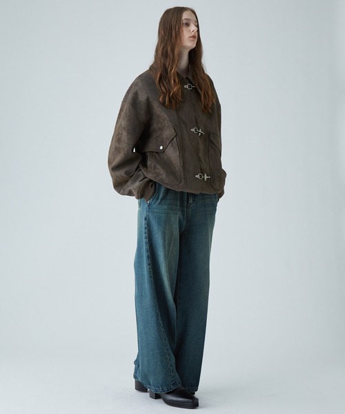 VELNUS（ベルナス）の「【VELNUS】Vintage Make Fireman Hook G-1 Flight Blouson/ヴィンテージメイクファイヤーマンフック合皮G-1フライトブルゾン（ブルゾン・メンズ・ブラック/ブラウン・S/M/L）」の9枚目の写真