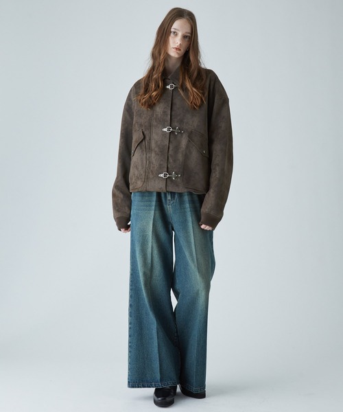 VELNUS（ベルナス）の「【VELNUS】Vintage Make Fireman Hook G-1 Flight Blouson/ヴィンテージメイクファイヤーマンフック合皮G-1フライトブルゾン（ブルゾン・メンズ・ブラック/ブラウン・S/M/L）」の8枚目の写真