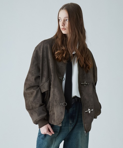 VELNUS（ベルナス）の「【VELNUS】Vintage Make Fireman Hook G-1 Flight Blouson/ヴィンテージメイクファイヤーマンフック合皮G-1フライトブルゾン（ブルゾン・メンズ・ブラック/ブラウン・S/M/L）」の13枚目の写真