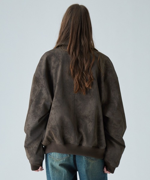 VELNUS（ベルナス）の「【VELNUS】Vintage Make Fireman Hook G-1 Flight Blouson/ヴィンテージメイクファイヤーマンフック合皮G-1フライトブルゾン（ブルゾン・メンズ・ブラック/ブラウン・S/M/L）」の14枚目の写真