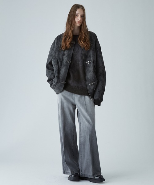 あ*様 VELNUS ファイヤーマンフック合皮G-1フライトブルゾン カラーシャ VELNUS】Vintage Make Fireman Hook G-1 Flight Blouson/ヴィンテージ