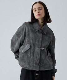 VELNUS（ベルナス）の「【VELNUS】Vintage Make Fireman Hook G-1 Flight Blouson/ヴィンテージメイクファイヤーマンフック合皮G-1フライトブルゾン（ブルゾン）」