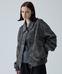 VELNUS（ベルナス）の「【VELNUS】Vintage Make Fireman Hook G-1 Flight Blouson/ヴィンテージメイクファイヤーマンフック合皮G-1フライトブルゾン（ブルゾン）」
