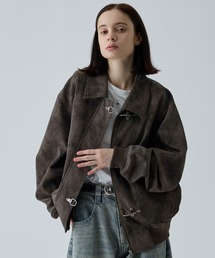 VELNUS（ベルナス）の「【VELNUS】Vintage Make Fireman Hook G-1 Flight Blouson/ヴィンテージメイクファイヤーマンフック合皮G-1フライトブルゾン（ブルゾン）」