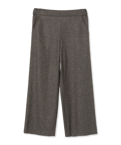 DECOY SINCE 1981（デコイシンスイチキュウハチイチ）の「裏起毛ストレッチワイドパンツ 股下63cm丈【ウエストゴム・大きいサイズあり】（その他パンツ・レディース・チャコールグレー/ブラック/モカ/ネイビー/ブラウン・61/64/67/70/76/80）」の6枚目の写真