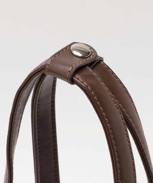 mezzo piano Junior(メゾピアノジュニア)の「リボンポーチつきボストンバッグ(バックパック/リュック・キッズ・ブラウン/ライトベージュ・F)」の6枚目の写真