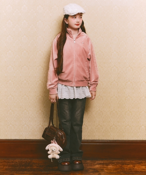 mezzo piano Junior(メゾピアノジュニア)の「リボンポーチつきボストンバッグ(バックパック/リュック・キッズ・ブラウン/ライトベージュ・F)」の18枚目の写真