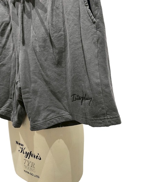 INTERPLAY（インタープレイ）の「【INTERPLAY】Script EMB. LOGO Garment Dyed 6.4 oz Sweat Shorts（その他パンツ・レディース・アイボリー/ブラック/ブルー・MEDIUM）」の9枚目の写真