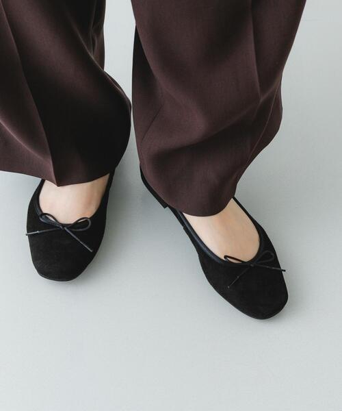 URBAN RESEARCH（アーバンリサーチ）の「『リアルレザー』シープスキンバレエシューズ（バレエシューズ・レディース・ブラック/レッド/キャメル・38/36/37）」の4枚目の写真