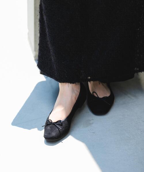 URBAN RESEARCH（アーバンリサーチ）の「『リアルレザー』シープスキンバレエシューズ（バレエシューズ・レディース・ブラック/レッド/キャメル・38/36/37）」の8枚目の写真