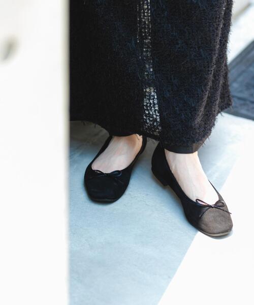 URBAN RESEARCH（アーバンリサーチ）の「『リアルレザー』シープスキンバレエシューズ（バレエシューズ・レディース・ブラック/レッド/キャメル・38/36/37）」の10枚目の写真