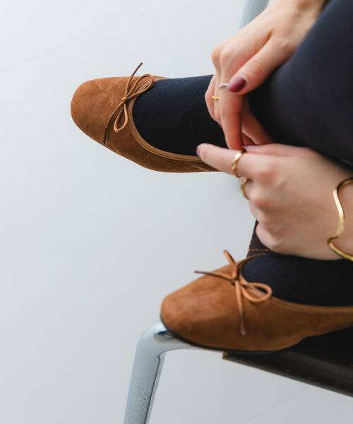 URBAN RESEARCH（アーバンリサーチ）の「『リアルレザー』シープスキンバレエシューズ（バレエシューズ・レディース・ブラック/レッド/キャメル・38/36/37）」の19枚目の写真