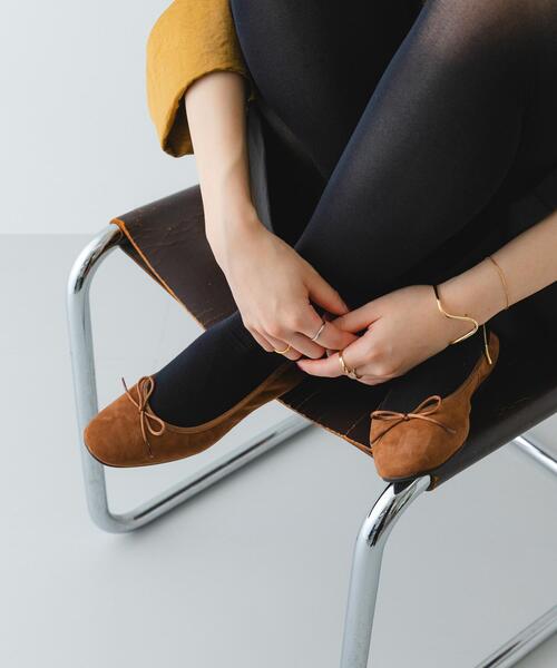 URBAN RESEARCH（アーバンリサーチ）の「『リアルレザー』シープスキンバレエシューズ（バレエシューズ・レディース・ブラック/レッド/キャメル・38/36/37）」の20枚目の写真