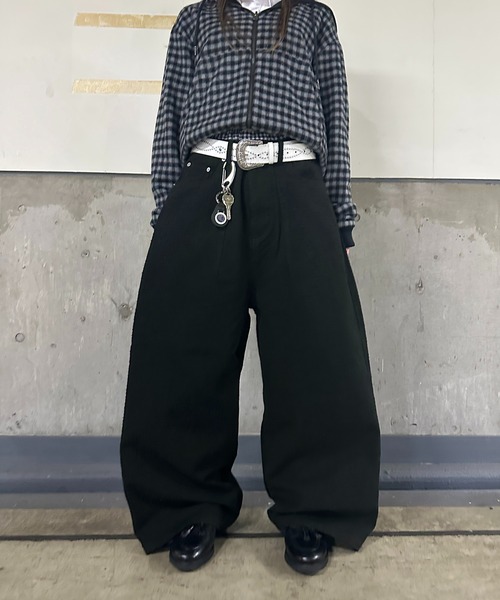 kutir（クティール）の「ASSORTED RIPSTOP DESIGN BAGGY DUCK PANT／アソートリップストップデザインバギーダックパンツ（その他パンツ・メンズ・ブラック/カーキ・SMALL/MEDIUM/LARGE）」の11枚目の写真