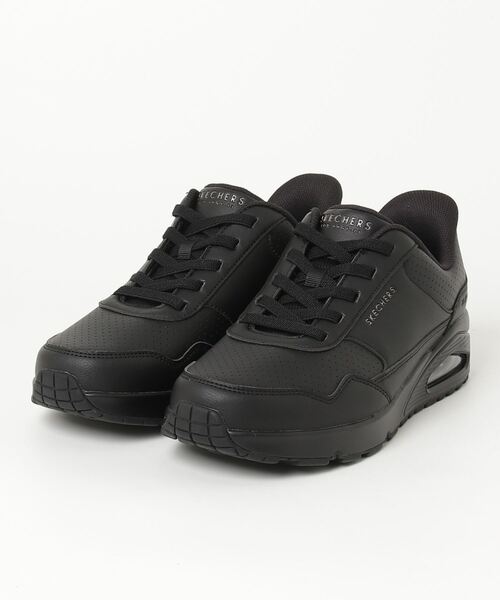 SKECHERS(スケッチャーズ)の「スケッチャーズ UNO - BANKSIA LUXE(スニーカー・メンズ・ブラック・25.0cm/25.5cm/26.0cm/26.5cm/27.0cm/27.5cm/28.0cm)」の1枚目の写真