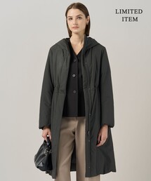 ICB グレー フード付きロングコート ICB｜アイシービーのジャケット/アウター（グレー/灰色系・フードあり