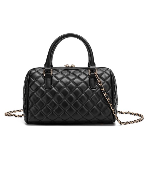 dazzlin（ダズリン）の「【dazzlin / ダズリン】 リボンチャーム付き キルティングボストンバッグ（ボストンバッグ・レディース・アイボリー/ブラック/ミント/ピンク・FREE）」の21枚目の写真