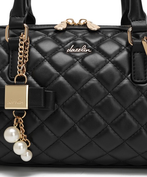 dazzlin（ダズリン）の「【dazzlin / ダズリン】 リボンチャーム付き キルティングボストンバッグ（ボストンバッグ・レディース・アイボリー/ブラック/ミント/ピンク・FREE）」の13枚目の写真