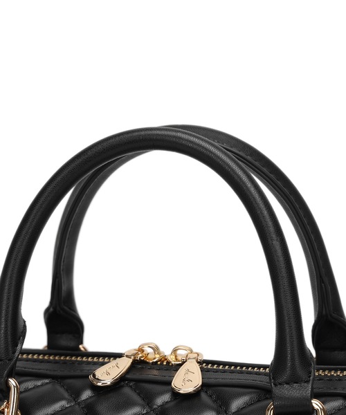 dazzlin（ダズリン）の「【dazzlin / ダズリン】 リボンチャーム付き キルティングボストンバッグ（ボストンバッグ・レディース・アイボリー/ブラック/ミント/ピンク・FREE）」の18枚目の写真