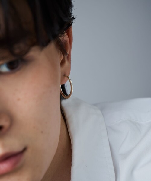 Jouete（ジュエッテ）の「[WEB LIMITED] フープピアス ラウンド（ピアス（両耳用）・レディース・シルバー・FREE）」の8枚目の写真