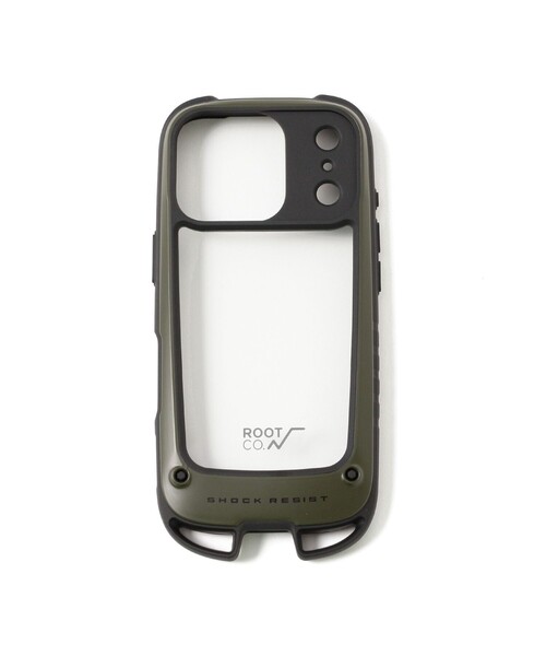 ROOT CO.(ルート)の「ROOT CO. / GRAVITY Shock Resist Case +Hold. iPhone 17Proケース(スマホケース/カバー・レディース・オリーブ/カーキ/ブラック・ONE SIZE)」の2枚目の写真