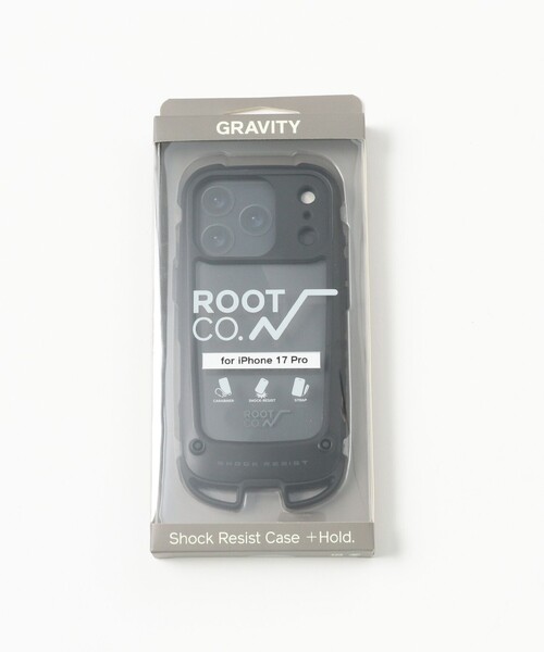 ROOT CO.(ルート)の「ROOT CO. / GRAVITY Shock Resist Case +Hold. iPhone 17Proケース(スマホケース/カバー・レディース・オリーブ/カーキ/ブラック・ONE SIZE)」の6枚目の写真