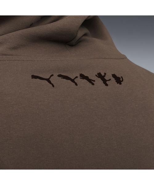 PUMA（プーマ）の「PUMA プーマ ユニセックス PUMA x RIPNDIP ボクシー グラフィック フーディ（パーカー・メンズ・ブロンズ/プラム/ブラック・X-SMALL/SMALL/MEDIUM/LARGE/X-LARGE）」の7枚目の写真