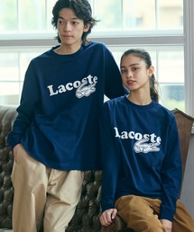 LACOSTE（ラコステ）の「【オンライン限定】LACOSTE 鹿の子オーバーサイズプリント ロングスリーブTシャツ（Tシャツ/カットソー・メンズ）」
