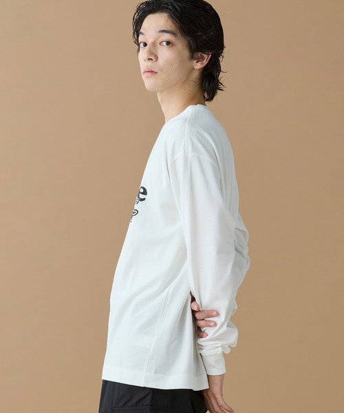 オンライン限定】LACOSTE 鹿の子オーバーサイズプリント ロング