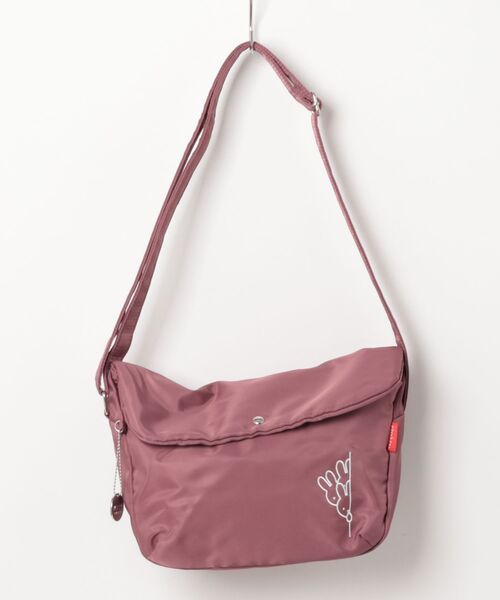 zucchero（ズッケロ）の「miffy ミッフィー ショルダーバッグ メッセンジャー レディース 軽量 ナイロン かくれんぼミッフィー 62093（ショルダーバッグ・レディース・ブラック/ベージュ/ピンク/ブラウン/カーキ・FREE）」の5枚目の写真