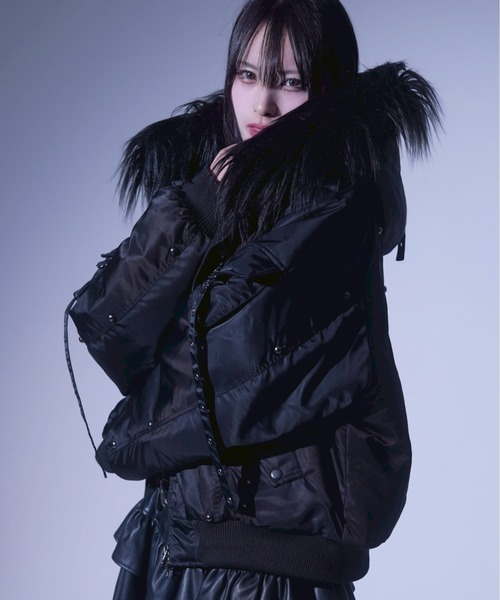 セール】『REFLEM/レフレム』スタッズ付きナイロンN2Bジャケット