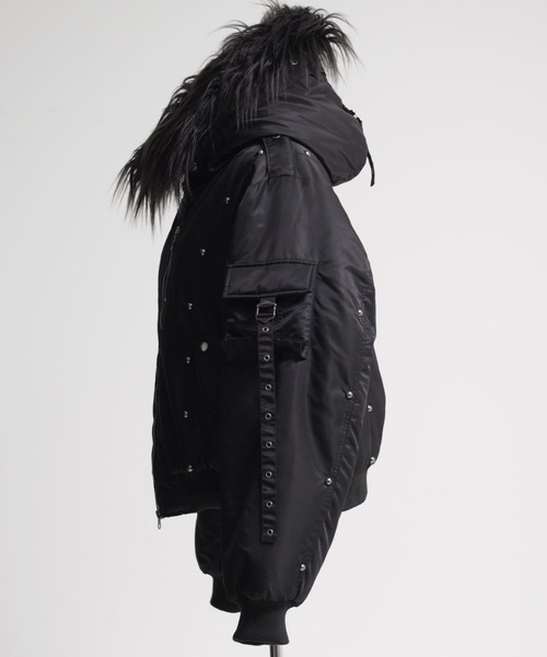 セール】『REFLEM/レフレム』スタッズ付きナイロンN2Bジャケット