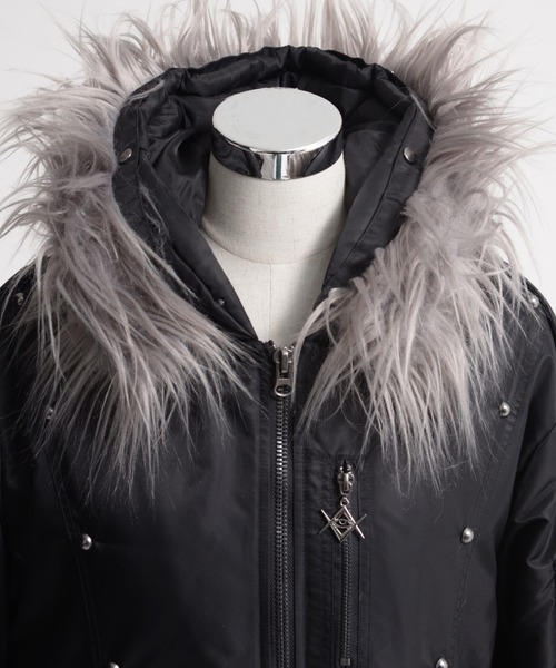 セール】『REFLEM/レフレム』スタッズ付きナイロンN2Bジャケット