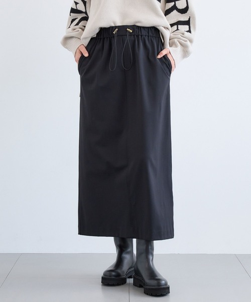 BARNYARDSTORM（バンヤードストーム）の「BARNYARDSTORM / ハイテンションスカート マシンウォッシャブル 【YouTube「i.style closet」紹介アイテム】（スカート・レディース・ブラック/オフホワイト/ネイビー・M/S）」の4枚目の写真