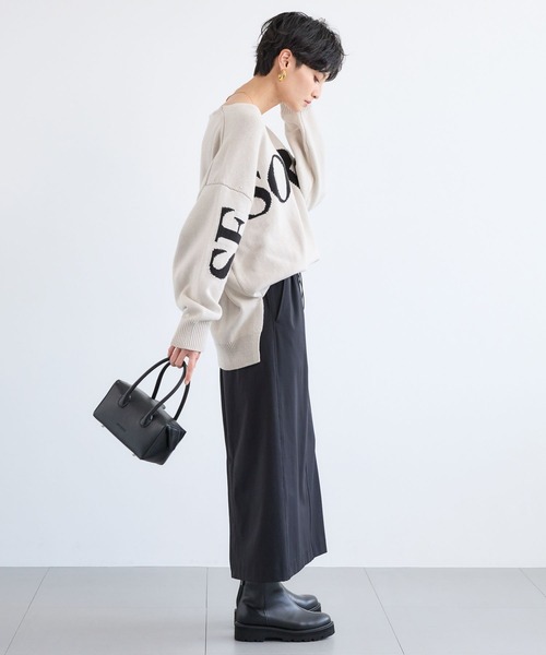 BARNYARDSTORM（バンヤードストーム）の「BARNYARDSTORM / ハイテンションスカート マシンウォッシャブル 【YouTube「i.style closet」紹介アイテム】（スカート・レディース・ブラック/オフホワイト/ネイビー・M/S）」の6枚目の写真