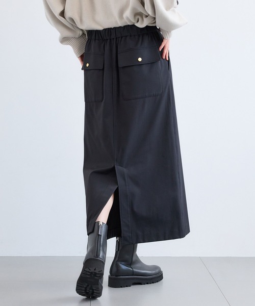 BARNYARDSTORM（バンヤードストーム）の「BARNYARDSTORM / ハイテンションスカート マシンウォッシャブル 【YouTube「i.style closet」紹介アイテム】（スカート・レディース・ブラック/オフホワイト/ネイビー・M/S）」の8枚目の写真