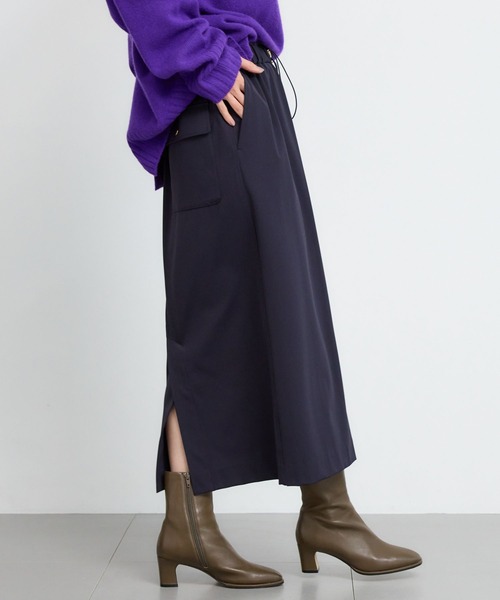 BARNYARDSTORM（バンヤードストーム）の「BARNYARDSTORM / ハイテンションスカート マシンウォッシャブル 【YouTube「i.style closet」紹介アイテム】（スカート・レディース・ブラック/オフホワイト/ネイビー・M/S）」の18枚目の写真