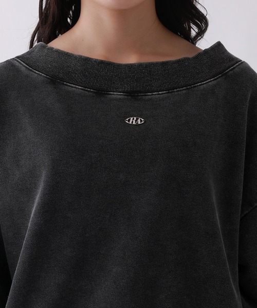 repipi armario(レピピ アルマリオ)の「Acidオフショルショートスウェット(スウェット・キッズ・ブラウン/ピンク/ブラック・SMALL/MEDIUM/LARGE)」の15枚目の写真