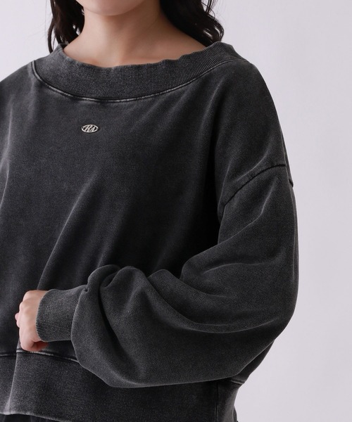 repipi armario(レピピ アルマリオ)の「Acidオフショルショートスウェット(スウェット・キッズ・ブラウン/ピンク/ブラック・SMALL/MEDIUM/LARGE)」の16枚目の写真