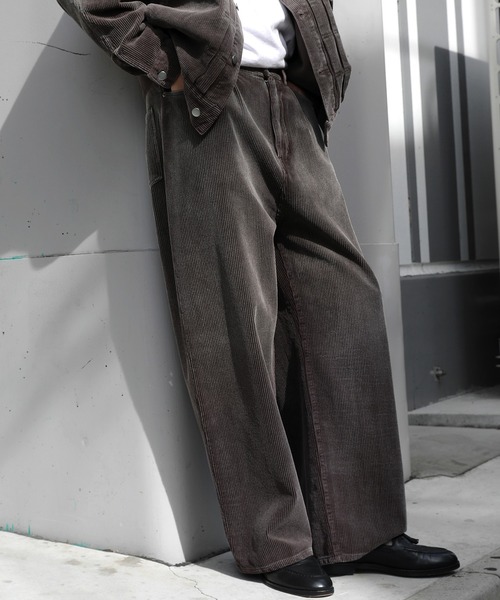 ワイドストレートコーデュロイパンツ（その他パンツ）｜NAKER