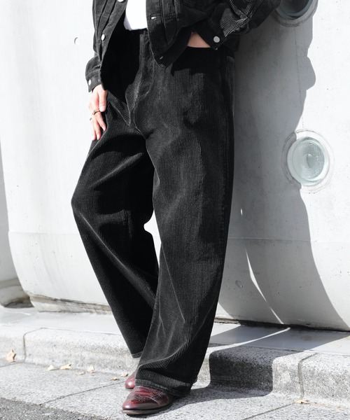 ワイドストレートコーデュロイパンツ（その他パンツ）｜NAKER
