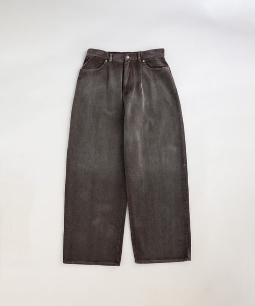 NAKER(ネイカー)の「ワイドストレートコーデュロイパンツ(その他パンツ・メンズ・ブラック/カーキ/ブラウン・S/M/L/XL)」の6枚目の写真