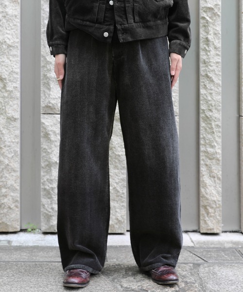 ワイドストレートコーデュロイパンツ（その他パンツ）｜NAKER