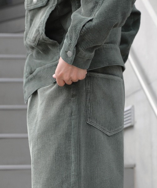 セール】ワイドストレートコーデュロイパンツ（その他パンツ）｜NAKER