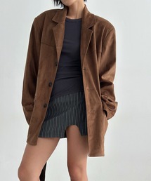 ALAND | 【UNISEX】ASCLO／ステインスエードブルゾン(ブルゾン)