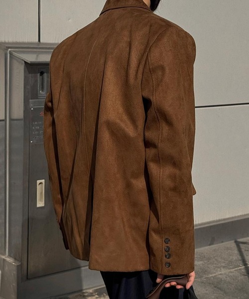 ALAND(エーランド)の「【UNISEX】ASCLO/ステインスエードブルゾン(ブルゾン・メンズ・ブラウン/ベージュ・FREE)」の10枚目の写真